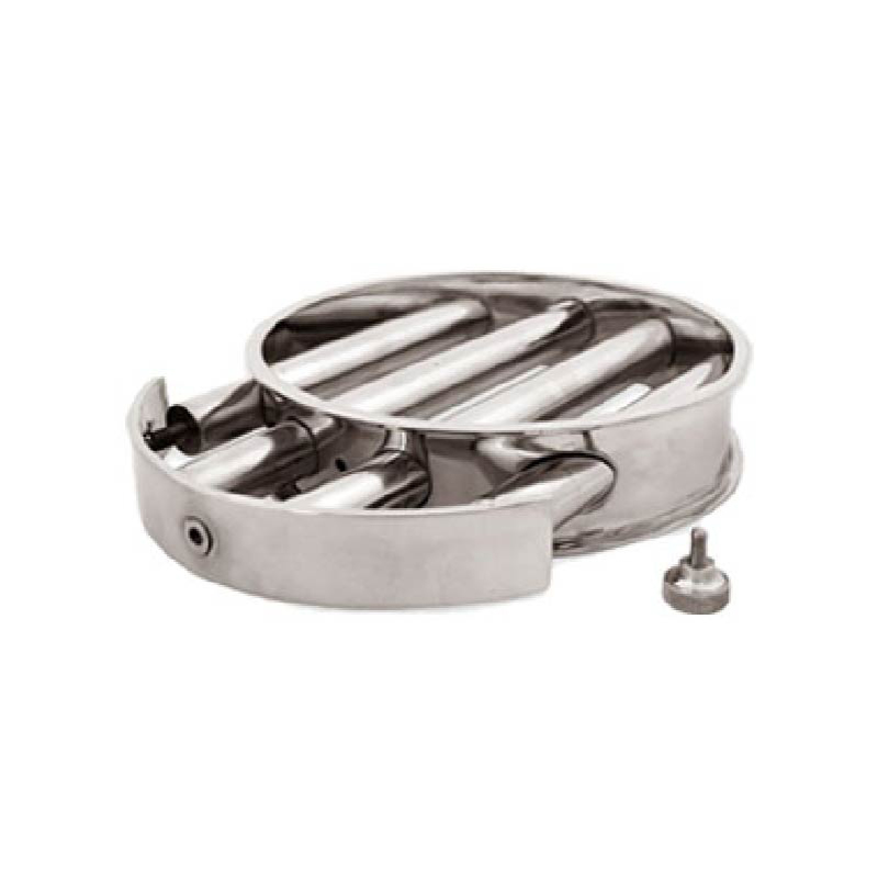 La rejilla magnética circular es adecuada para instalar un efecto de separación súper magnética.