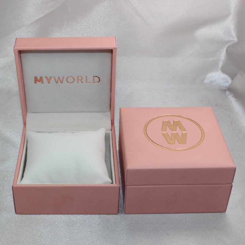 Cartucho de reloj de cuero sintético de plástico rectángulo V - 05.Mmm.100 × 100 × 60, peso alrededor de 194g.