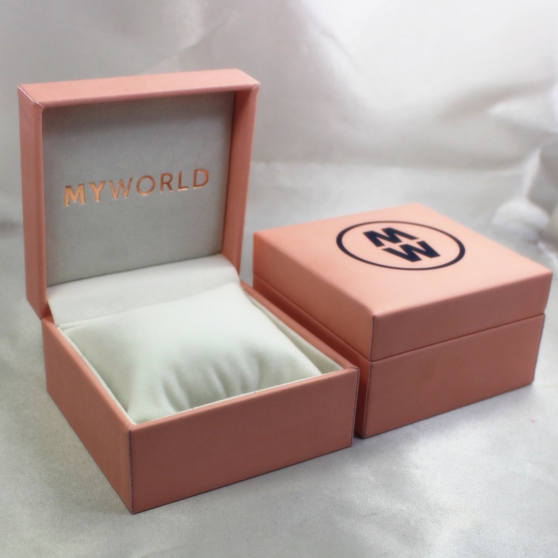 Cartucho de reloj de cuero sintético de plástico rectángulo V - 05.Mmm.100 × 100 × 60, peso alrededor de 194g.