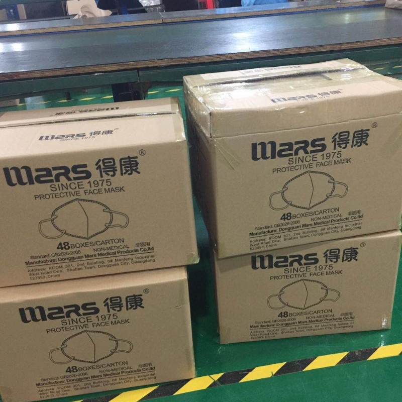 La máscara china Mars N95 con Niosh informa los certificados CE de la FDA