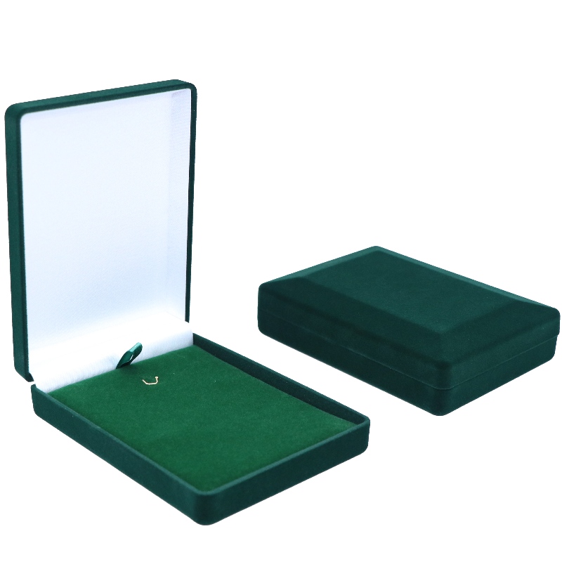 Caja de terciopelo negro y rojo al por mayor personalizado D-15 para moneda, collar y medalla