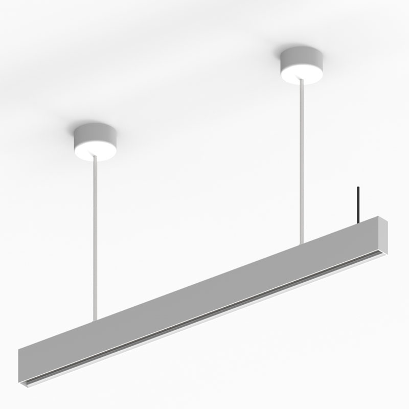 Solución enlazable UGR u003C16 antideslumbrante sin tornillos Luz lineal LED para aula de oficina centro comercial tienda de moda