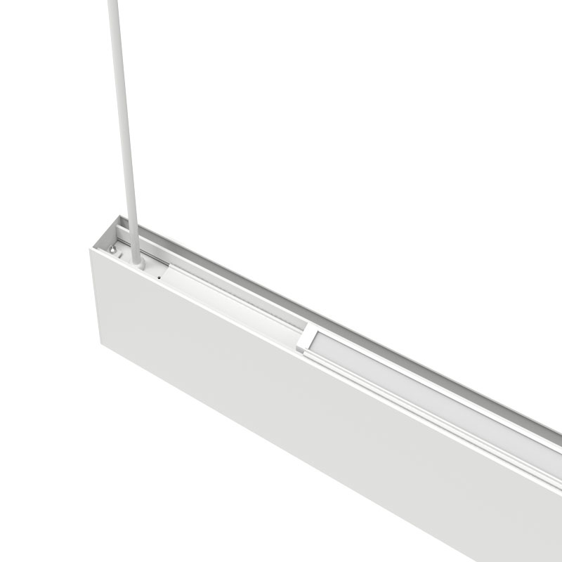 Solución enlazable UGR u003C16 antideslumbrante sin tornillos Luz lineal LED para aula de oficina centro comercial tienda de moda