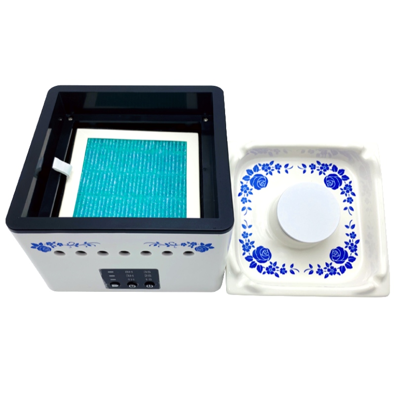 Inteligencia electrónica de moda y cenicero creativo sin humo purificador de aire de escritorio T1