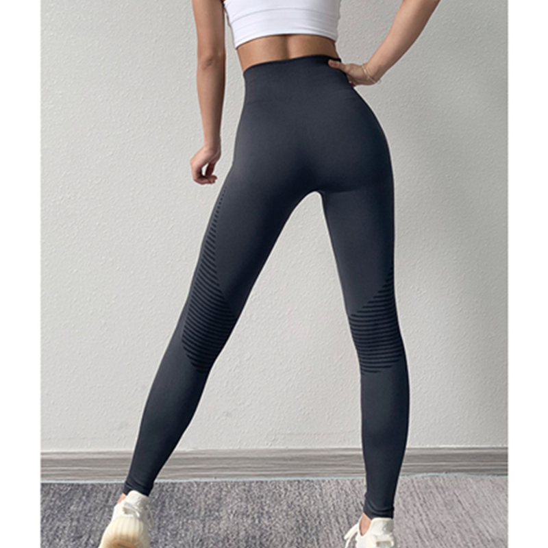 Pantalones deportivos de fitness para mujer Yoga corriendo pantalones de nueve minutos fondo transpirable de secado rápido