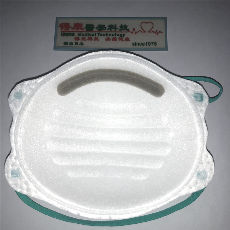 Mascarilla desechable en forma de copa no tejida N95 de media cara para uso propio