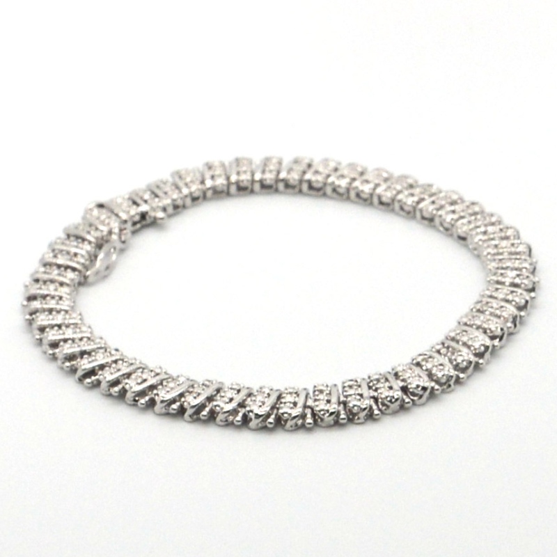 Plata, plata, moda, pulsera rfbslbg002.