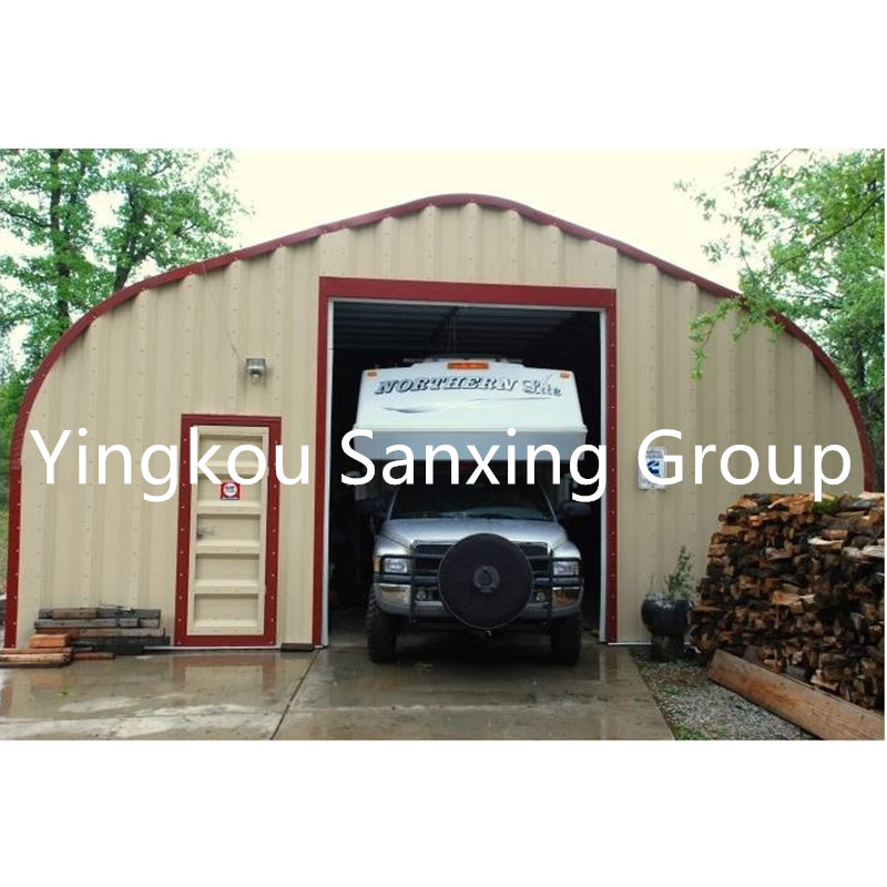 Línea de producción de edificios de múltiples formas Quonset