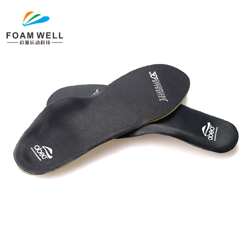 Venta caliente Personalizado Cómodo 3D3 Neutral Premium Arch Support Plantillas ortopédicas para hojas de zapatos