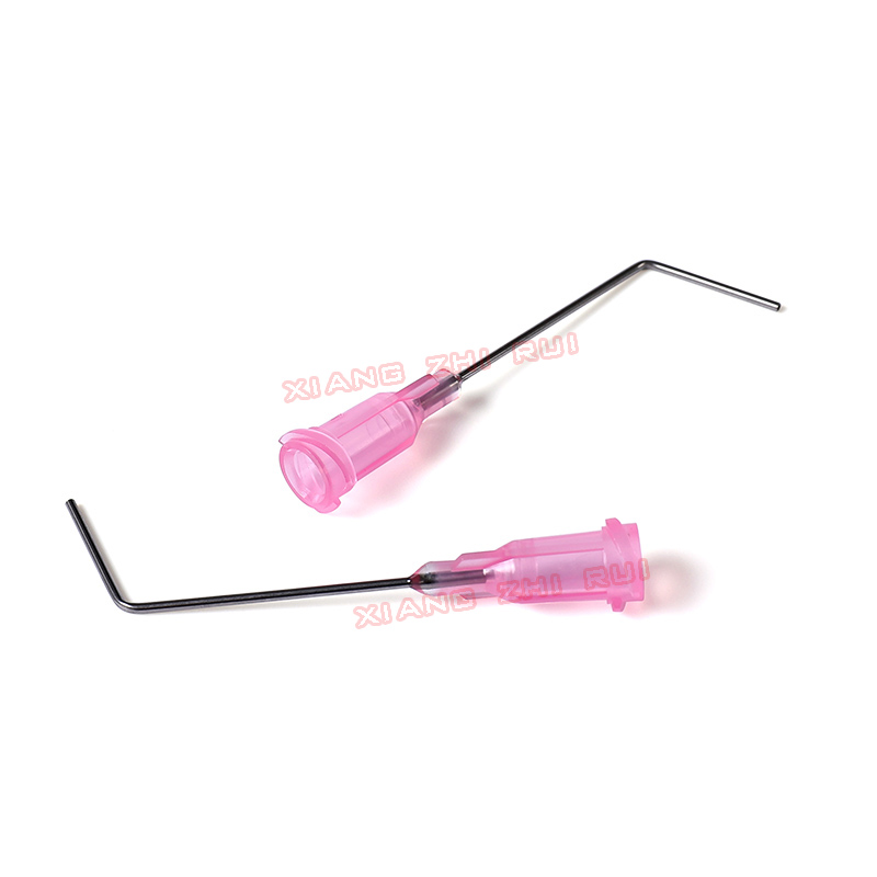 Aguja de plástico, agujas de dispensación de doblado y puntas adecuadas para ocasiones de dispensación complejas