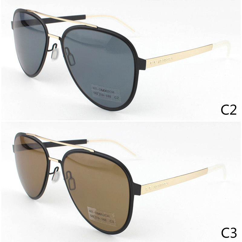 RT-SM002YY 56-19-148 Material de las gafas de sol: Metal y lentes polarizadas / de nylon