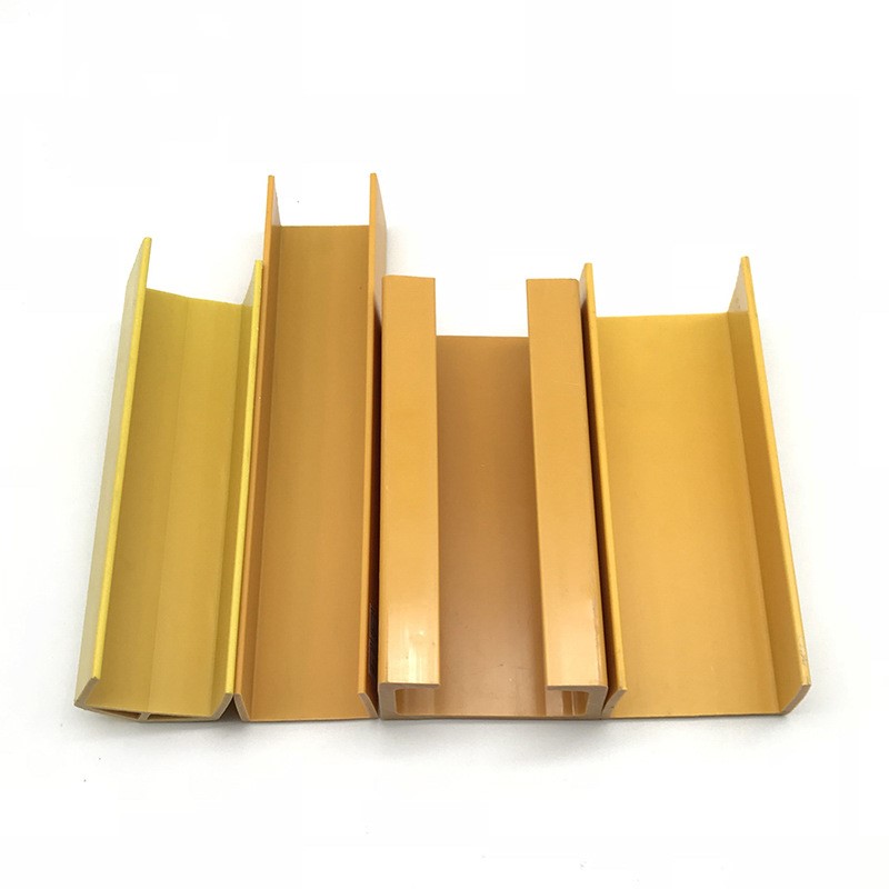 Perfiles de extrusión de plástico de PVC de múltiples formas de U de canal ABS UPVC PP PE personalizados para decoración de protección de máquinas