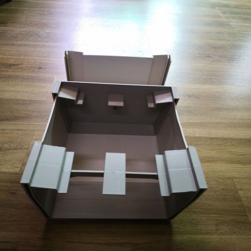 Canal de plástico de PVC de extrusión no tóxico portátil para el cultivo sin semillas sin suelo de la plantación