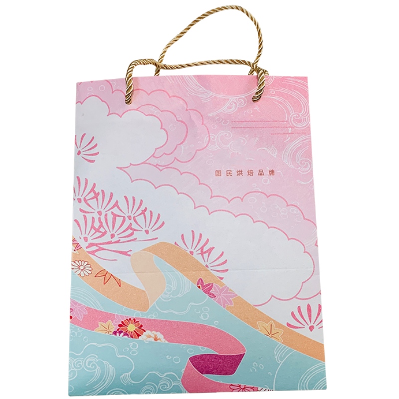 Bolsas rosas de oro, bolsas de regalo, bolsas de cuero, bolsas de fiesta.