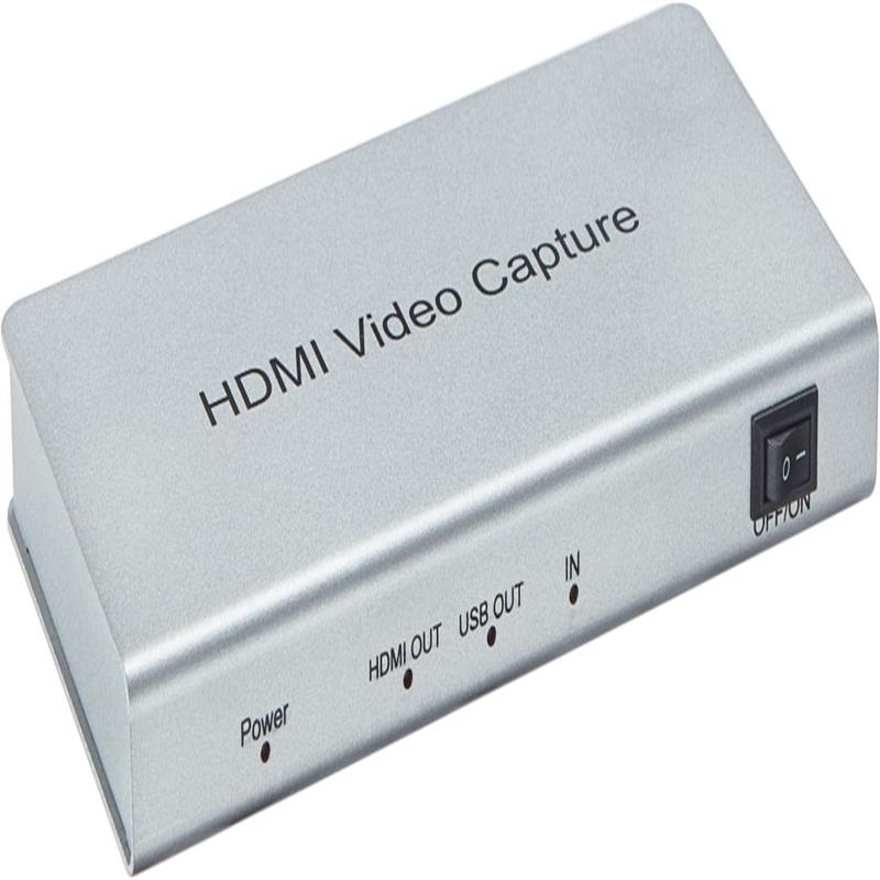 Captura de video HDMI USB 3.0 con bucle HDMI, coaxial, audio óptico