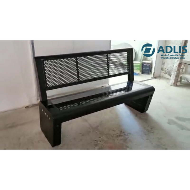 High Quality single Design Urban Street solar sofá SMART outdoor muebles