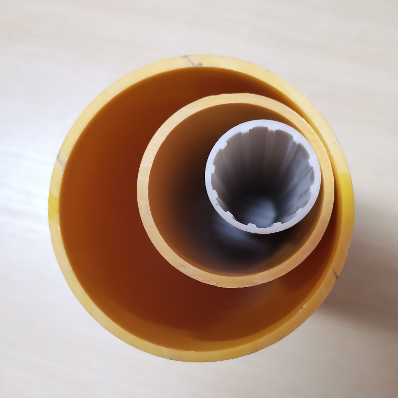 Tubo de PVC de plástico de plástico de PVC extruido personalizado