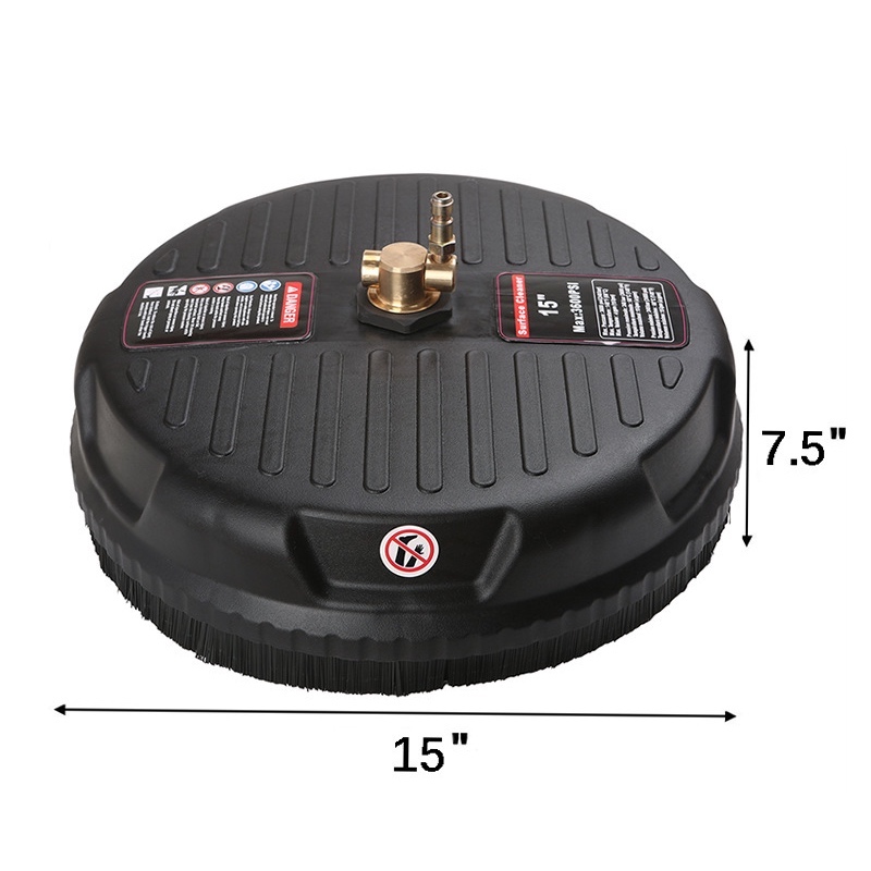 Accesorio limpiador de superficies para lavadora a presión con conector rápido de 1\/4