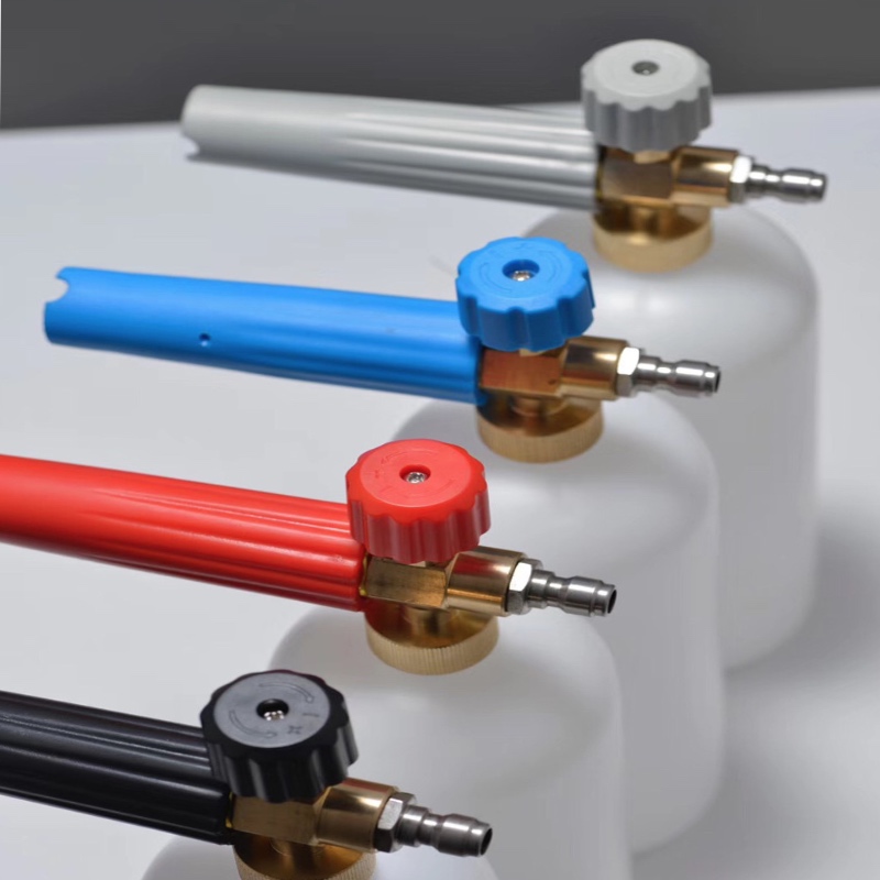 Cañón de espuma de nieve para lavado a presión.