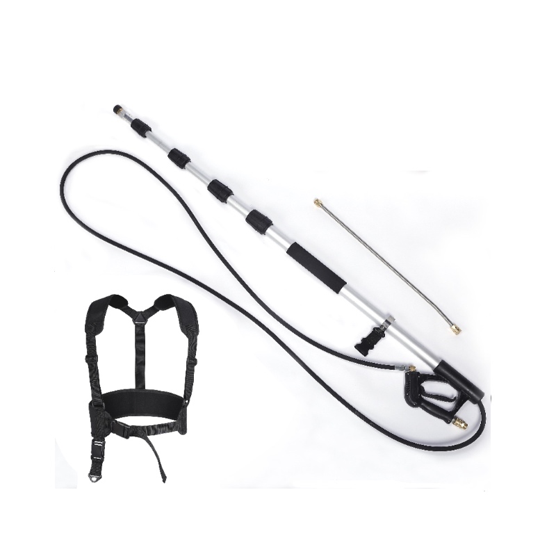 Varilla de extensión de hidrolavadora lanza telescópica de 18-24 pies