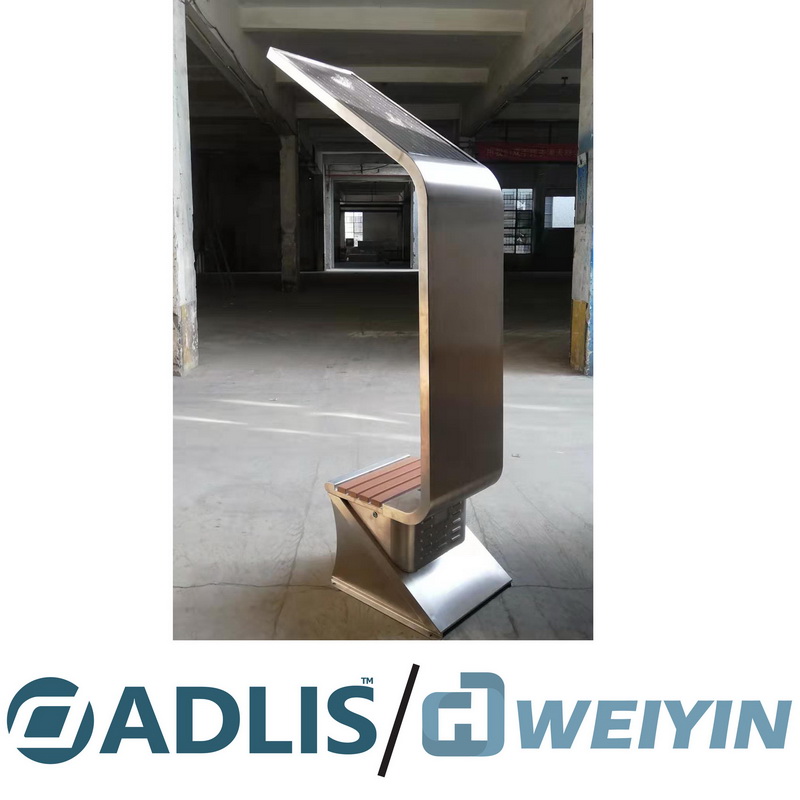Smart City multi - functional High - resolution publicidad solar taburete