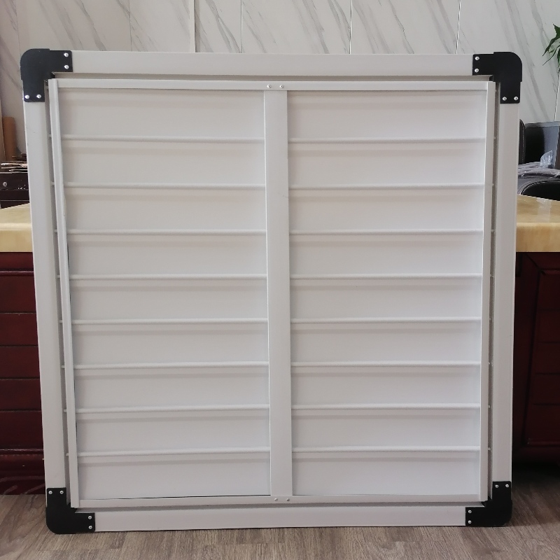 Ventilador de PVC Persianas Persianas para ventilador de extracción de presión negativa para granja de cerdos de invernadero o fábrica para obtener un cambio de aire fresco