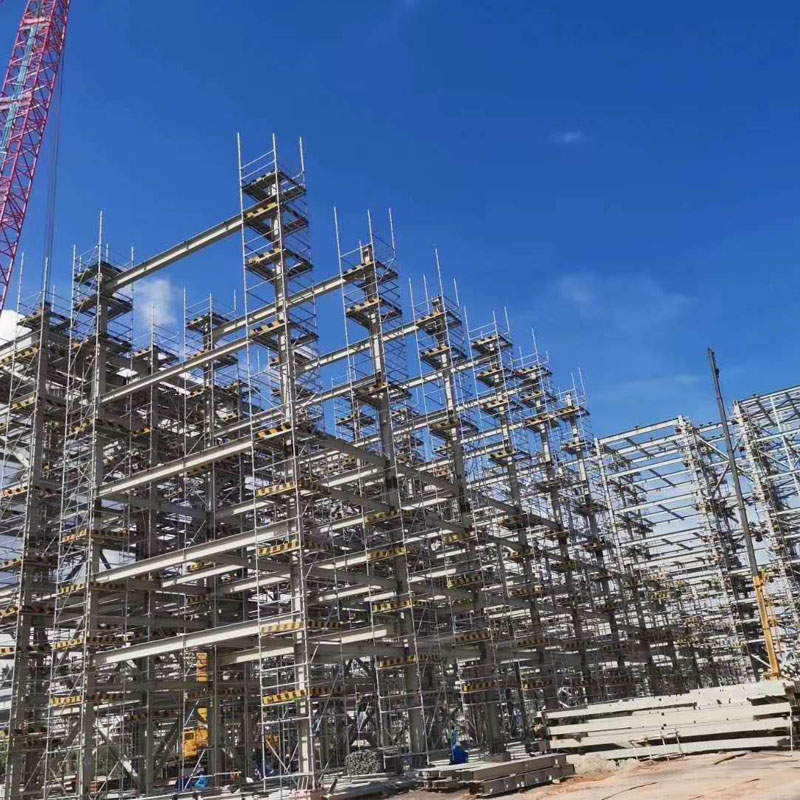 Estructuras de acero, edificios comerciales de oficinas, estructuras de acero, módulos de construcción prefabricados