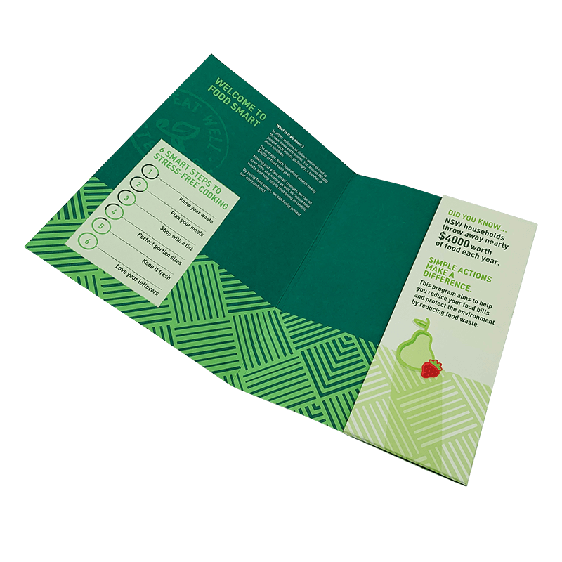 Carpetas de papel A4 impresas personalizadas