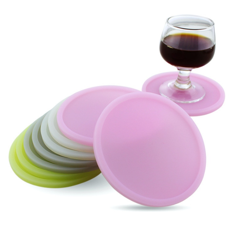 10 posavasos luminoso redondo grueso