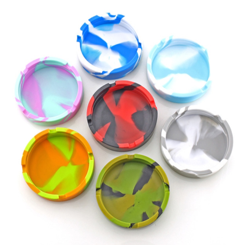 Cenicero redondo camuflaje