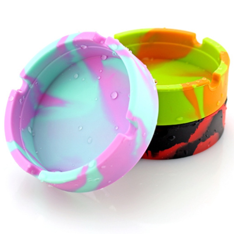 Cenicero redondo camuflaje