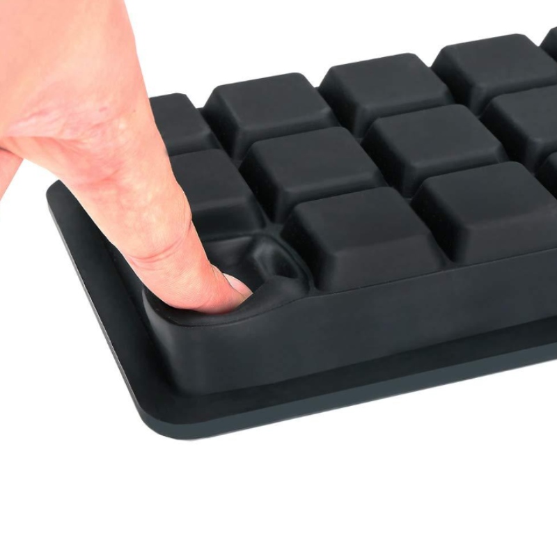 Gel de sílice 21 celosía de hielo bloque de hielo doméstico 21 caja con molde de cubierta, la rejilla de hielo de la caja de comida auxiliar congelada se puede personalizar con etiqueta