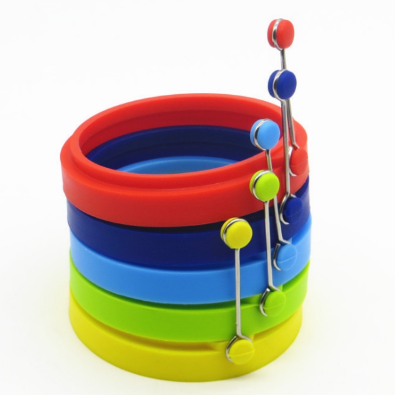 Tortilla redonda de silicona mango de tortilla de silicona molde de bricolaje bolsa de huevo anillo de huevo de silicona