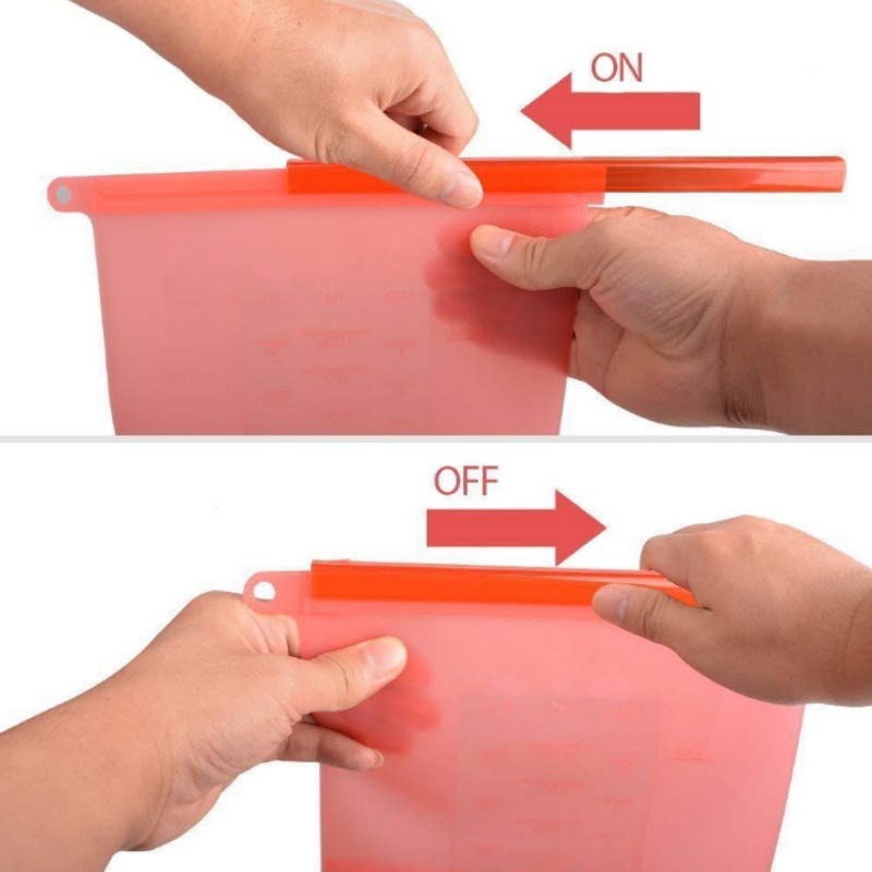 Bolsa de almacenamiento de gel de sílice 500ml bolsa de almacenamiento de gel de sílice preservación bolsa sellada almacenamiento congelado