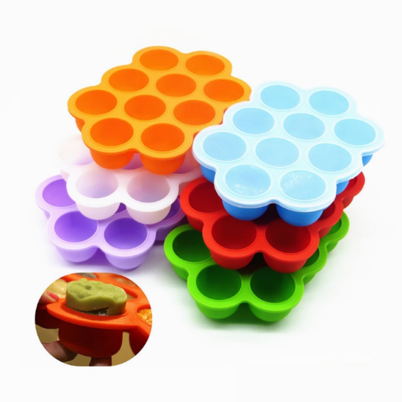 Silicona 10 cofres de hielo moldes de hielo