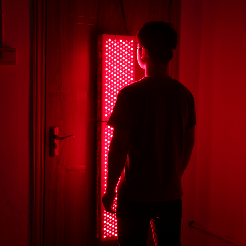 Colgando junto a la puerta Terapia de luz infrarroja roja de cuerpo completo 850nm Uso en el hogar Dispositivos de grado médico FDA RD1500 Agregar RD1000