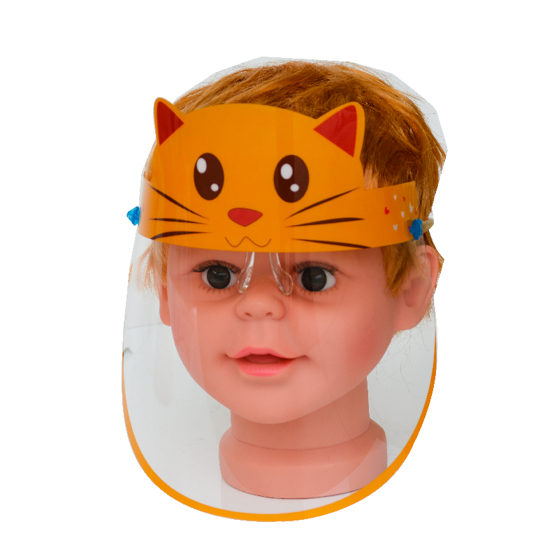 Los niños de 0.3mm guardan la cara plástica de encargo ligera del protector facial antiniebla con los vidrios