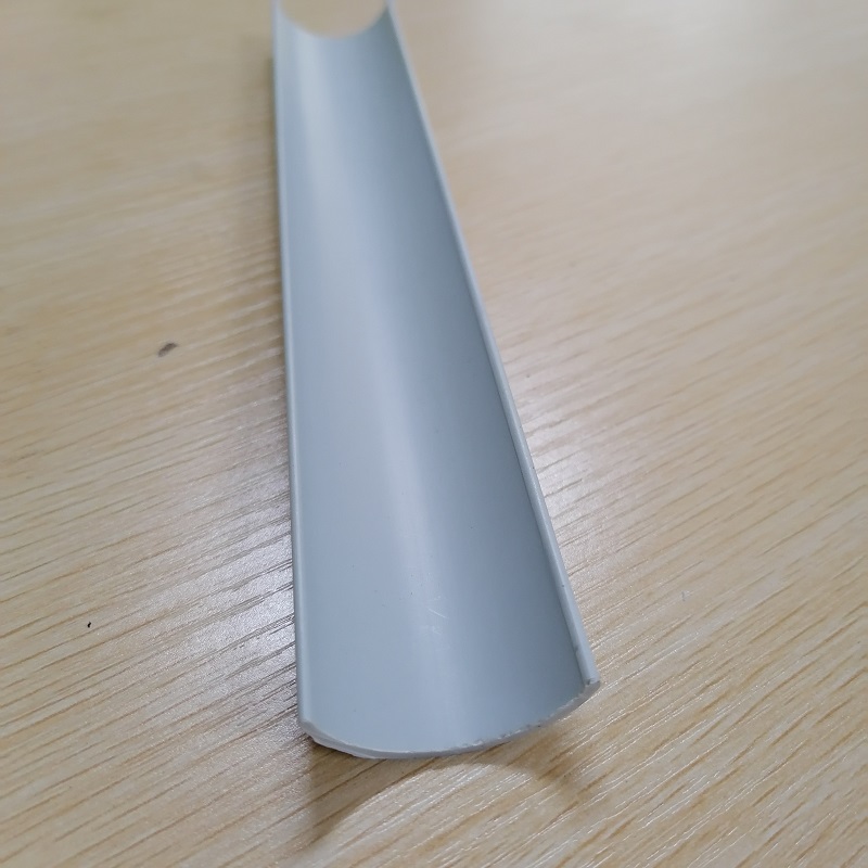 El pvc de la tira del tubo del pvc del semicírculo del canal del PVC C sacó el perfil para la protección del borde