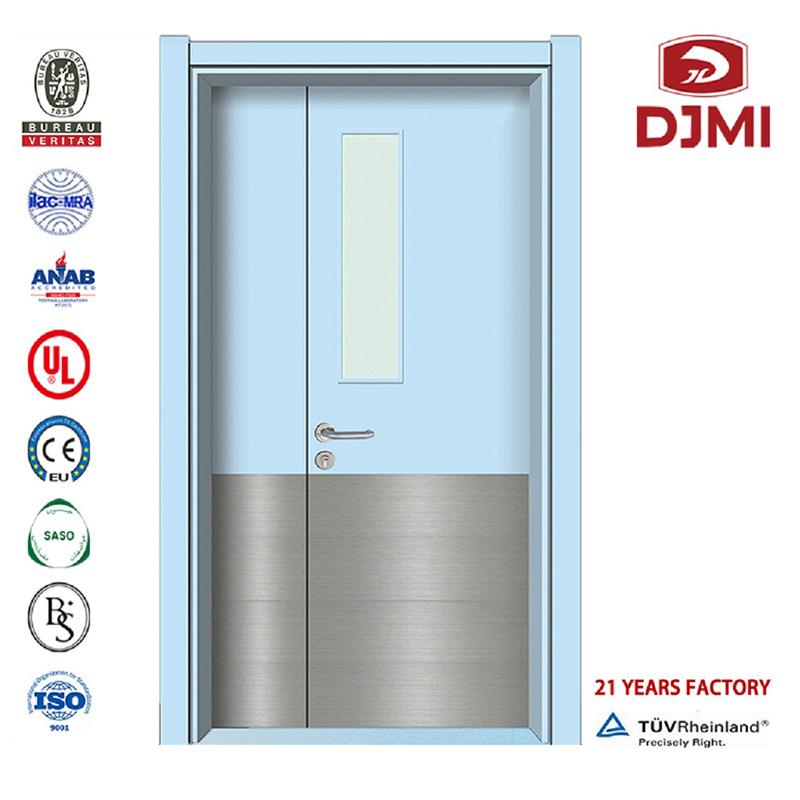 Descuento personalizado Puertas interiores Puerta abatible de fábrica de hospitales Nuevos ajustes Mobiliario y equipo de hospital Puerta de madera Hpl de sala Equipo de hospital chino Compañía de sala Bs Foshan