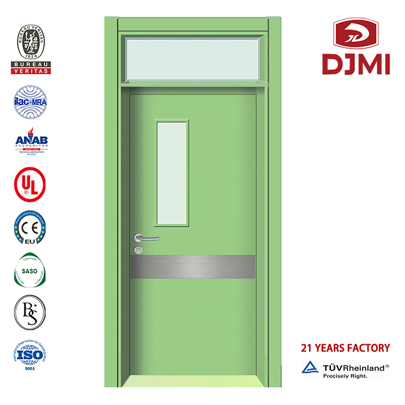 Fábrica china Puerta de madera plegable de vidrio para salas blancas de la escuela Puerta de seguridad de sala de Icu plegable de PVC de alta calidad Diseño de habitación de paciente plegable barato Puerta de hospital impermeable Tabl...