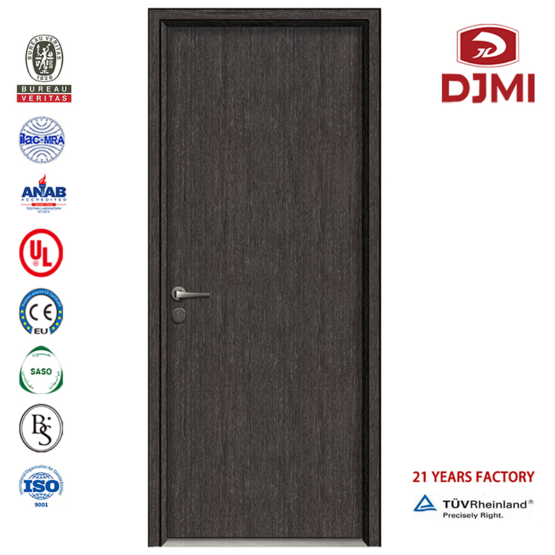 Entrada barata Puertas especiales de madera para hospitales Puerta de Hpl para escuelas Entrada de madera de doble hoja personalizada Ventanas especiales Puerta al ras con vidrio Nueva configuración Diseños interiores de madera Puertas...