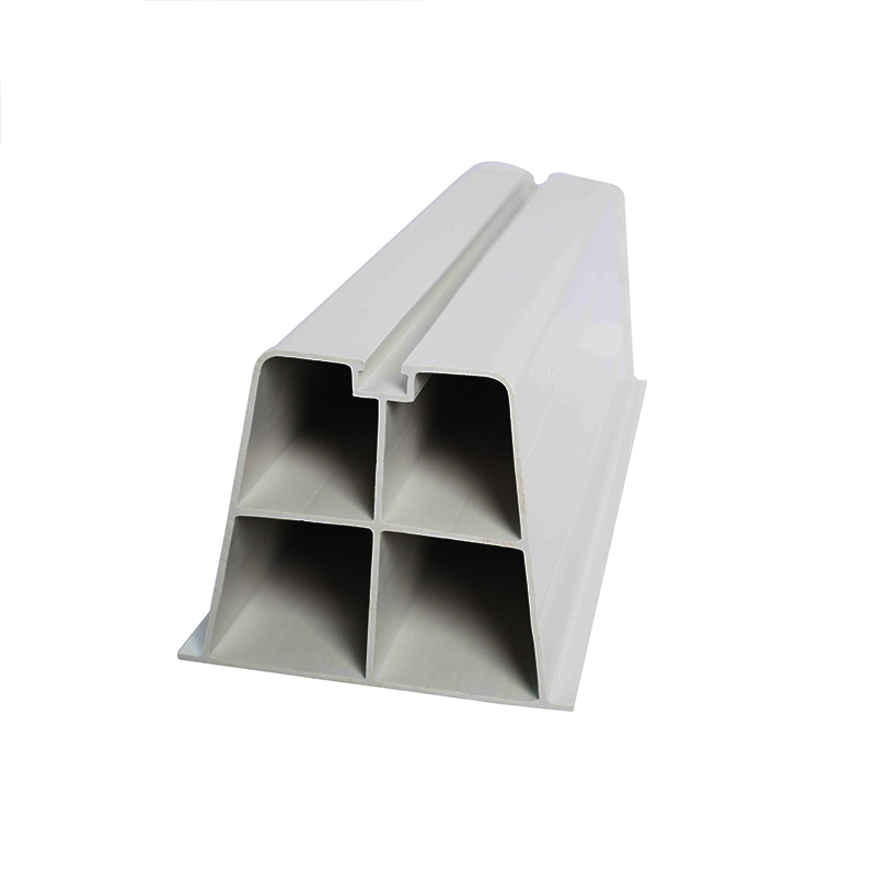 Perfil de extrusión de plástico de PVC anti-UV para base de aire acondicionado Soporte de CA para soporte de suelo y suelo