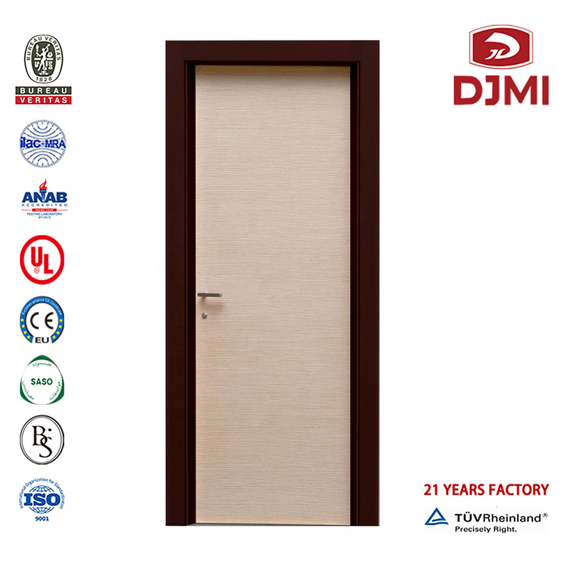 Diseño de hospital personalizado con acabado de melamina Piel de puerta oscura Nueva configuración Interior de madera Puerta de MDF moderna Fábrica china de melamina económica Aula de oscilación de madera con alfombrilla de ventana ...