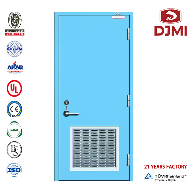 Seguridad personalizada Inoxidable Buena Entrada de metal Puerta ignífuga Exterior comercial Puertas de acero ignífugas Nuevas configuraciones Puerta de acero contra incendios aprobada de doble En Fábrica china Clasificación de emerg...
