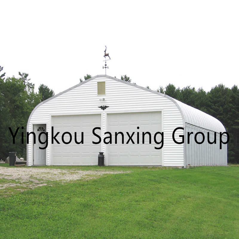 Línea de producción de edificios de múltiples formas Quonset