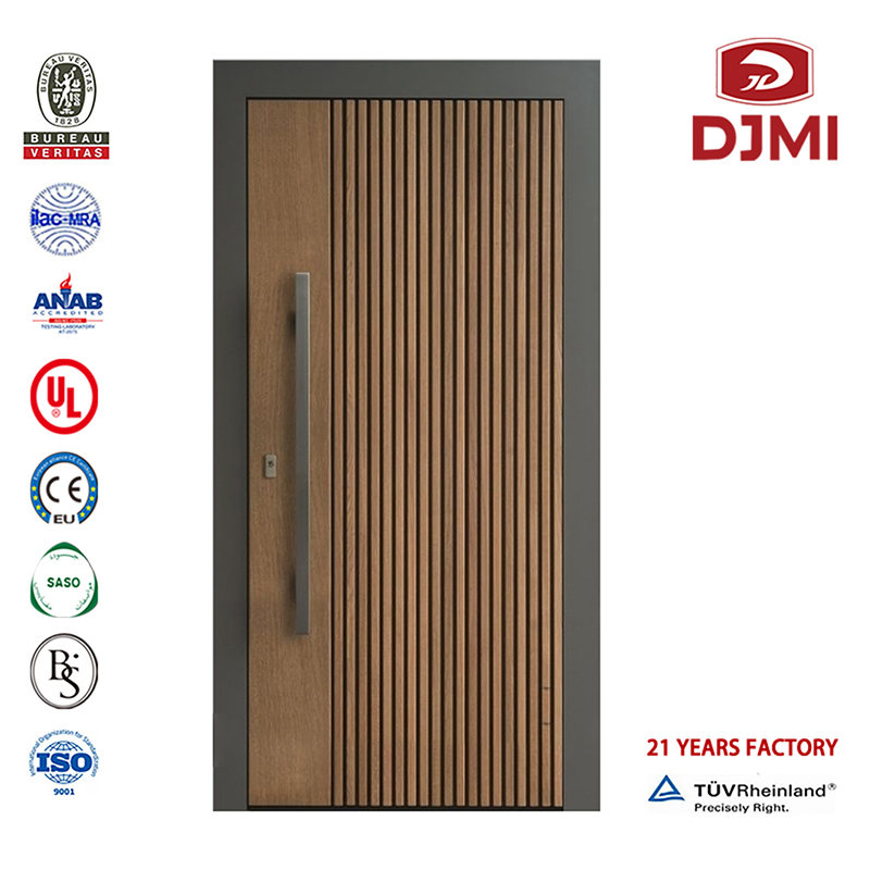 Modelo de casa barata Puerta de entrada de madera rústica Bs Puertas cortafuegos estándar para hoteles Definición de hoja de seguridad personalizada Puerta de madera contra incendios del hotel Puertas de madera Fd de alta calidad 90 m...