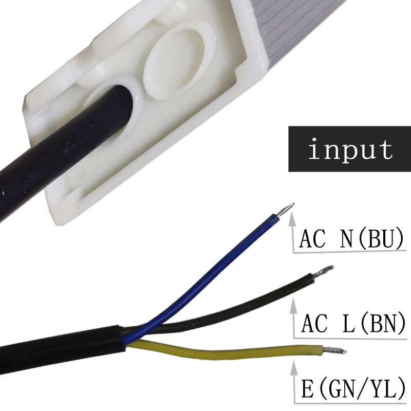 12v - 20w resistente al agua LED Power AC - DC convertidor
