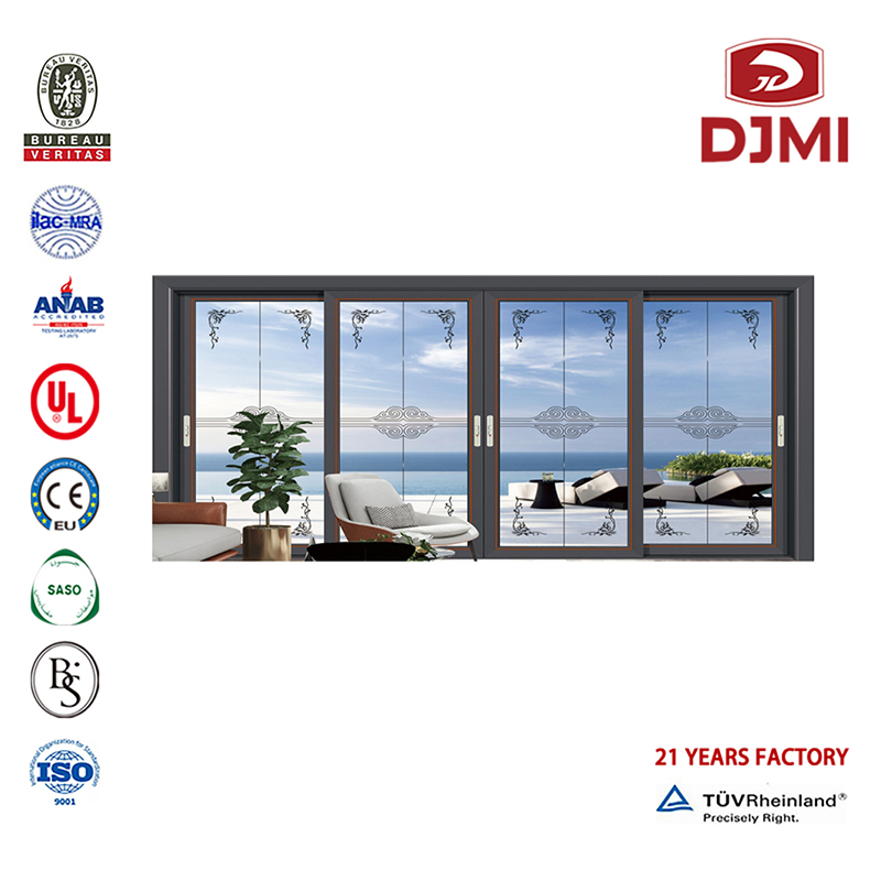 Imagen Panel deslizante Diseño de grano de madera Fabricante experto Puerta de cristal Multifuncional Imagen hermosa Ventana de aluminio y motor Puerta corredera Fabricante experto Puerta de cristal Profesional Nueva puerta corredera de...
