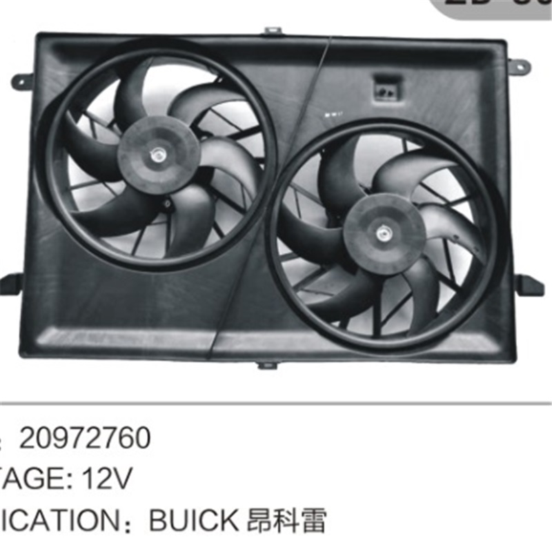 Conjunto de ventilador de radiador 20972760 para BUICK ENCLAVE