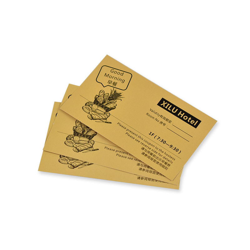 Cupón de desayuno 003